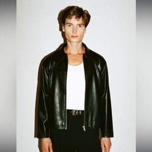 California Arts Vegan Leather Jacket Mens XS